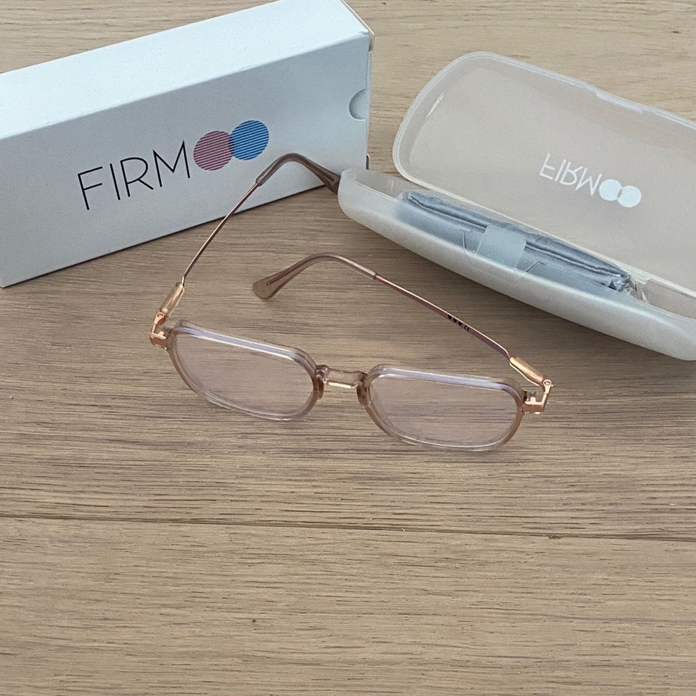 Firm Rose Gold Glasses